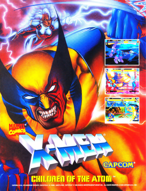 X-Men - children of the atom (950105 Asia) Game Cover
